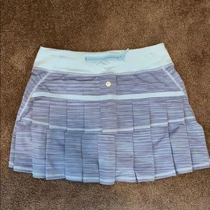 Lululemon shirt with build in shorts